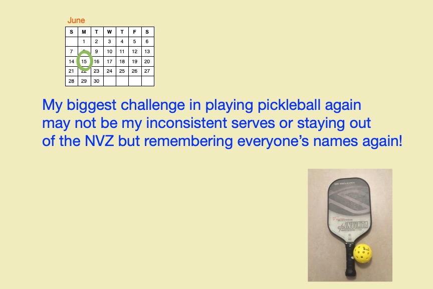 Pickleball challenge